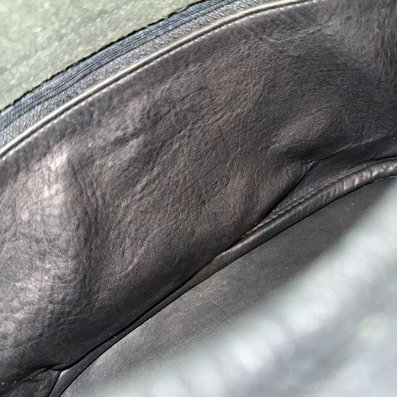 Coach Black Leather Crossbody Bag with Flap Closure - Picture 6 of 6